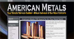 Desktop Screenshot of americanmetals.com